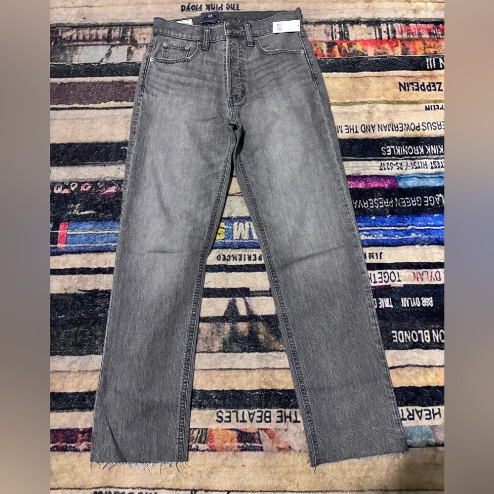 GAP cheeky straight high rise Gray Jeans 27 4 regular